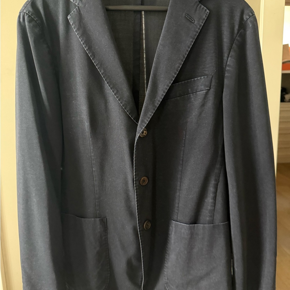 Cruciani Black Sport Coat Elegant Professional Style